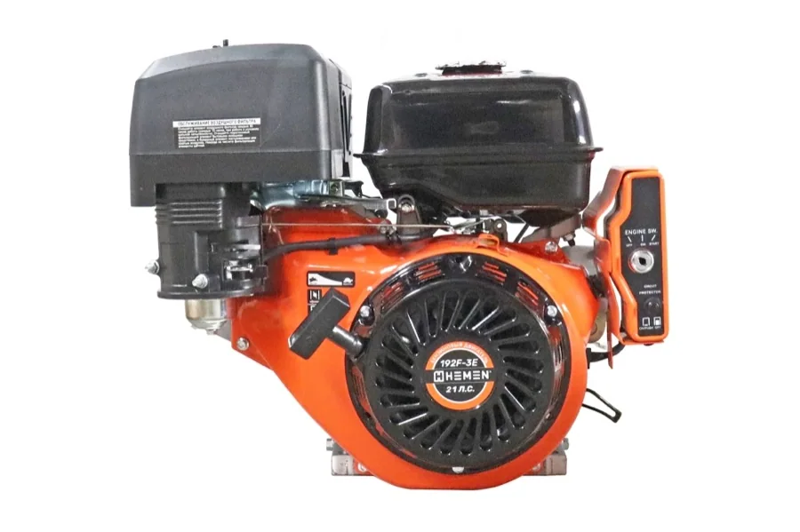 Двигатель HEMEN 21,0 л.с. 192F-3E с катушкой 15А, электростартер