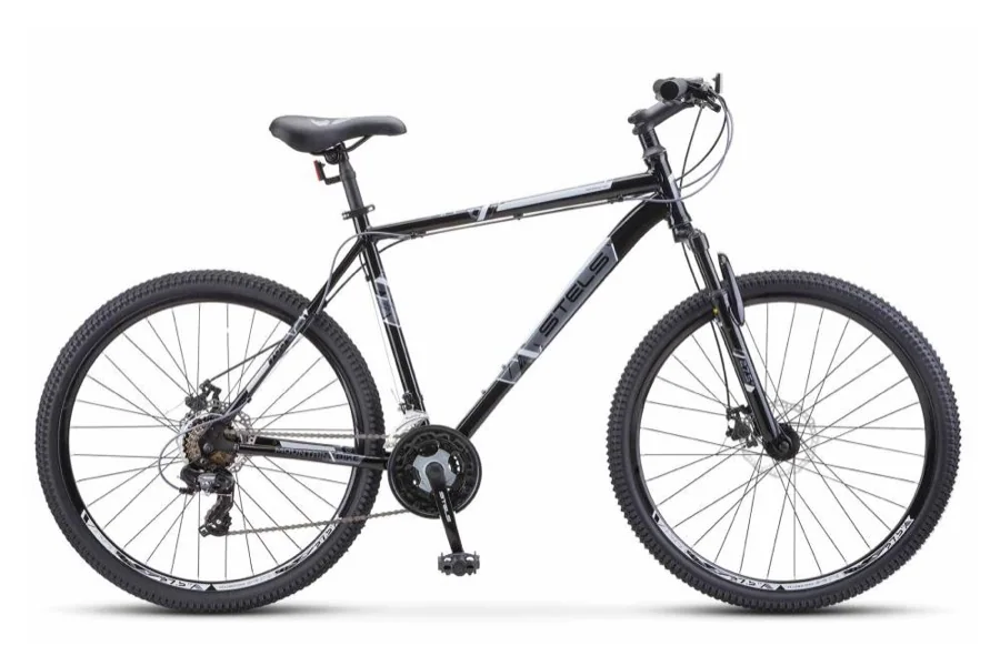 Велосипед 27,5" СТЕЛС "Navigator 700" MD Z010 19" ЧЕРНЫЙ/ГОЛУБОЙ МАРКИРОВАННЫЙ