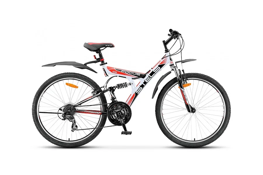 Велосипед 26" СТЕЛС "Focus" MD V010 18" ЧЁР-ЗЕЛЁНЫЙ