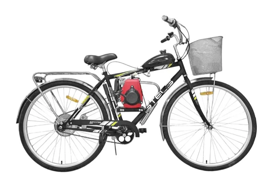 Мотовелосипед 28" СТЕЛС "navigator 300" с веломотором 144f,с корз.4х такт