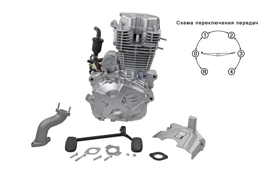 Двигатель 169FMM 250см3 ZONGSHEN