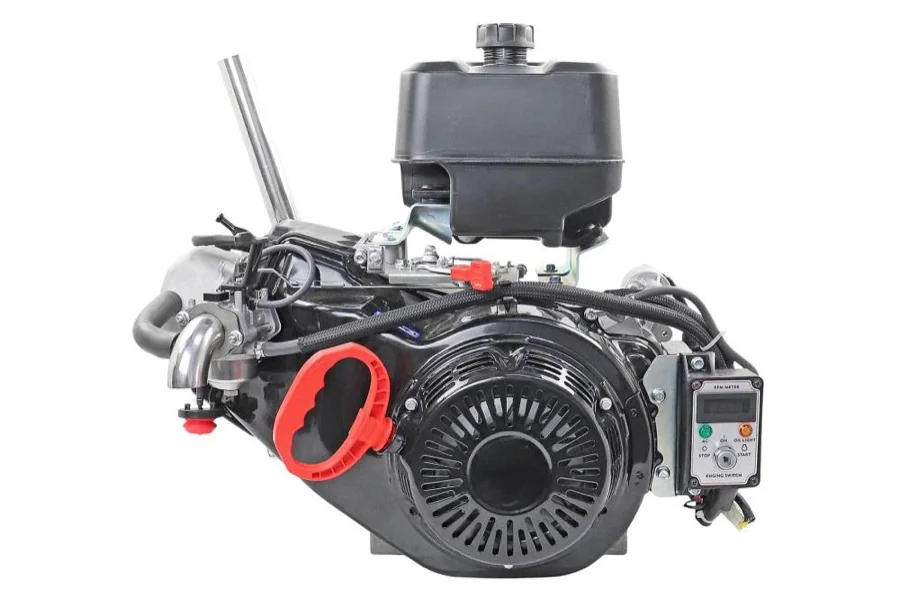 Двигатель LIFAN 30 л.с. KP1100FD с катушкой 18A, электростартер