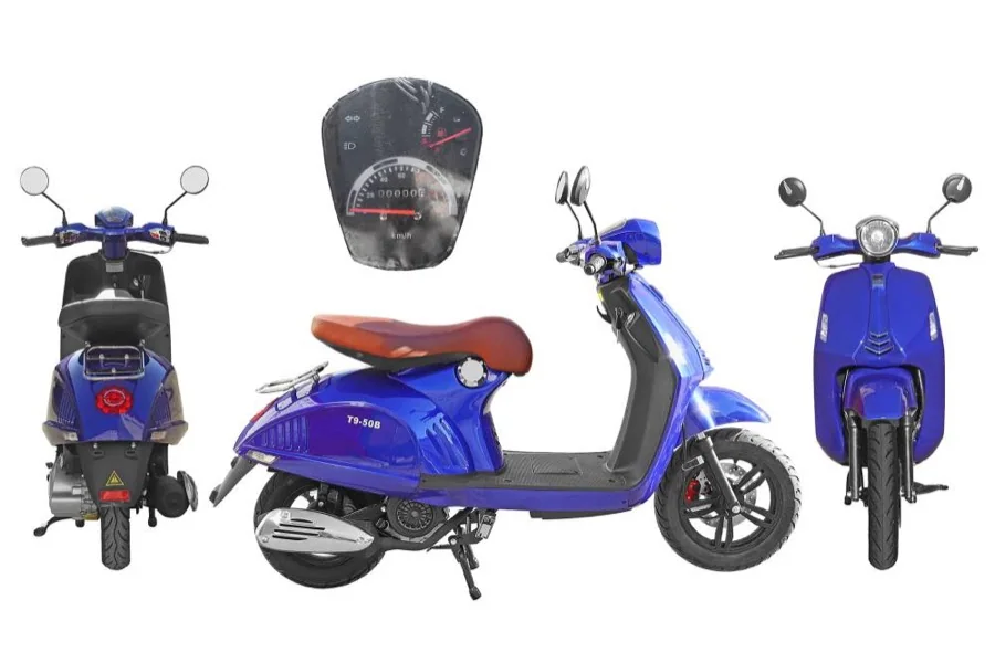 Скутер Vespa 49сс синий