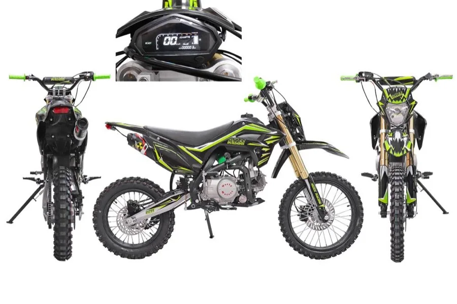 Питбайк RIZEE 125 14/12 K3 CLASSIC+ black/green
