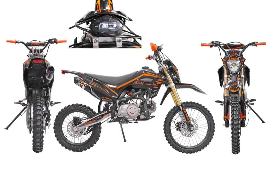 Питбайк RIZEE 125 17/14 K3 CLASSIC+ black/orange