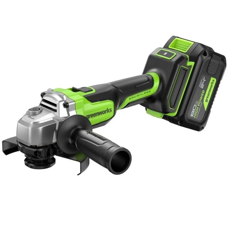 GREENWORKS Угловая шлифмашина, аккум. AG590
