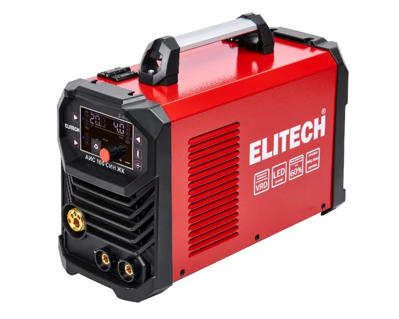 ELITECH АИС 160 СИН ЖК Сварочный инвертор MIG/MAG
