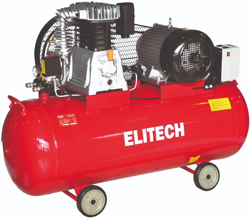 ELITECH КПР 900-200-5.5 Компрессор ременный масл,900л\м,5.5кВТ,10бар,2цилинда,ресив.200л,132